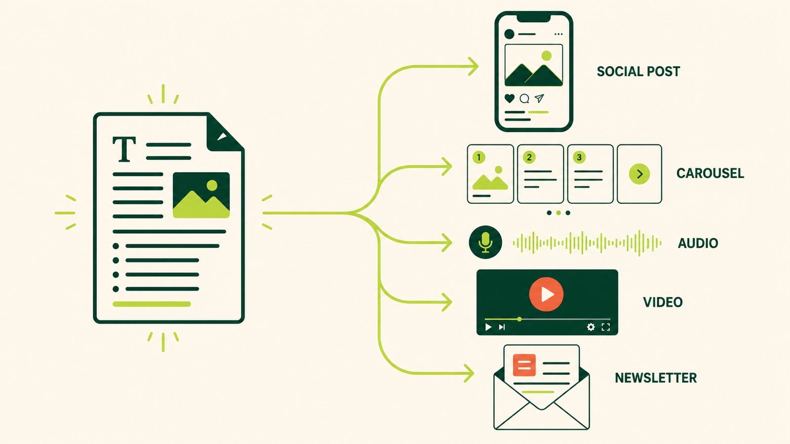 How to Turn One Blog Post Into a Week of Content Using AI (90-Minute Workflow)